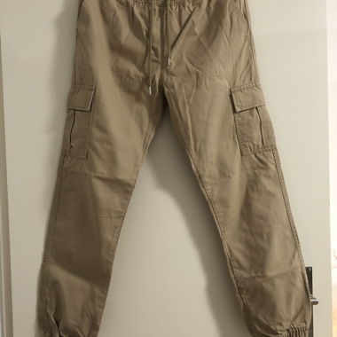 Pantaloni cargo beige