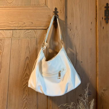 White Leather Bag