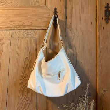 White Leather Bag