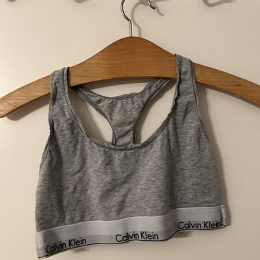 Bustier Calvin Klein grigio mélange