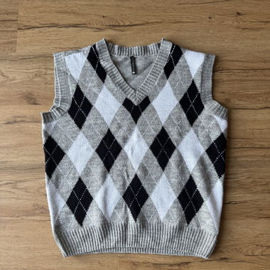 Pullunder en maille Chicorée - Gris - Taille S