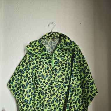 Retro Oversized Rain Jacket