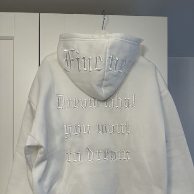 Hoodie in weiss 