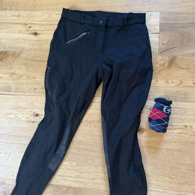 Decathlon Black Riding Trousers EU L