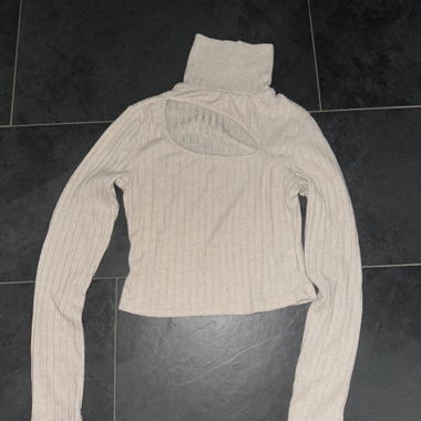 White Turtleneck Sweater