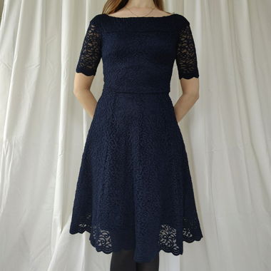 Robe festive avec dentelle