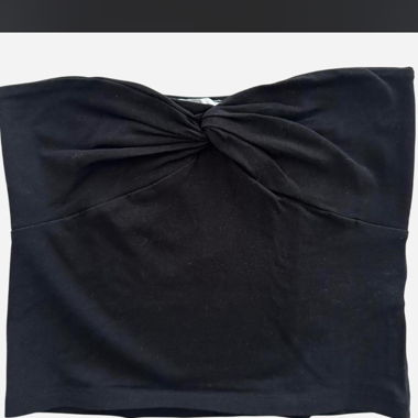 Black Bandeau Top
