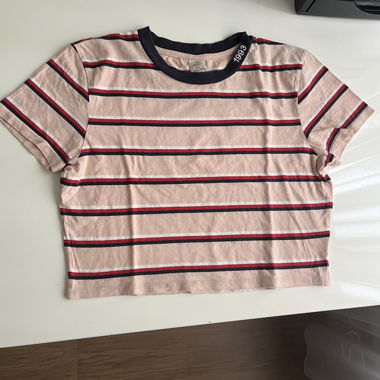 Striped Crop T-Shirt