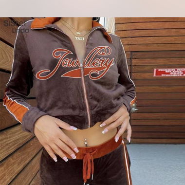 Brown Velour sweatset