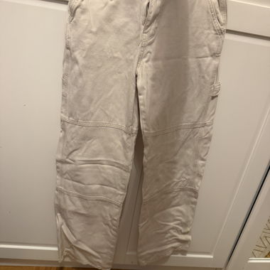Pantaloni cargo beige