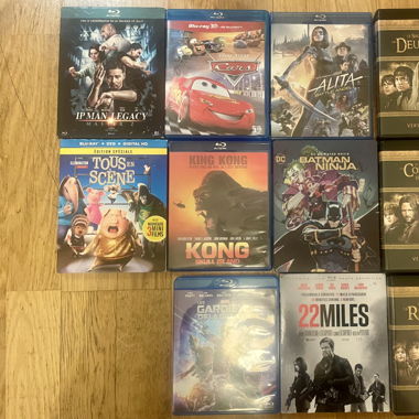 Lot DVD Blu Ray