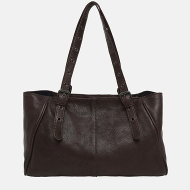Braune Ledertasche
