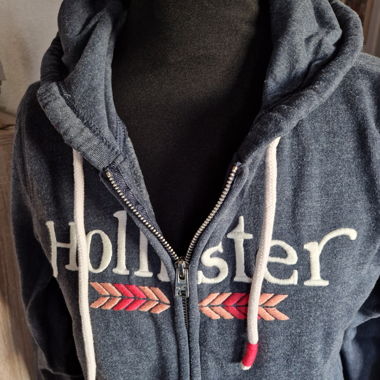 Hollister Jacke mit Reissverschluss und Kapuze