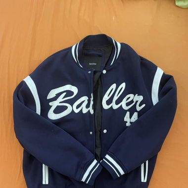 Blue bomber jacket 
