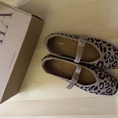 Leopard Print Mary Janes VIVAIA