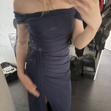 Dark Blue Evening Dress