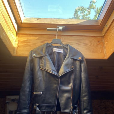 Veste en simili-cuir