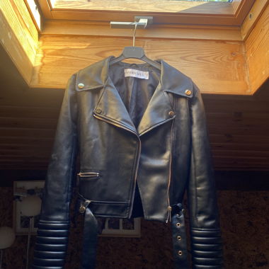 Veste en simili-cuir