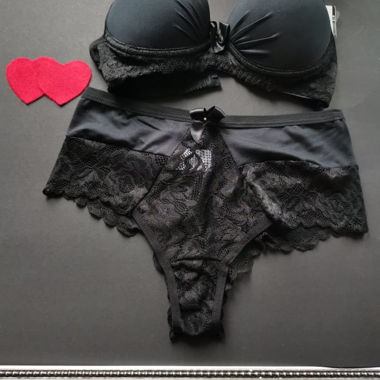 Black lingerie set XS