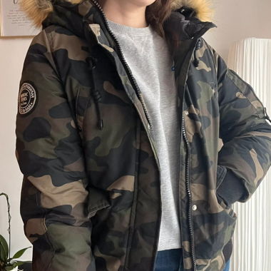 Doudoune militaire bershka taille L taille 40