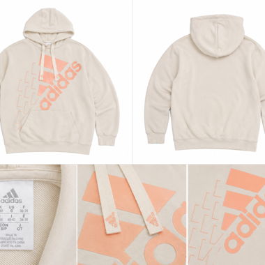 Felpa Adidas bianca 
