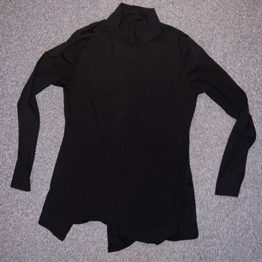 Black long-sleeve top