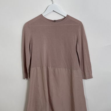 Robe en maille rose COS