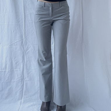 FLARED SUIT TROUSERS