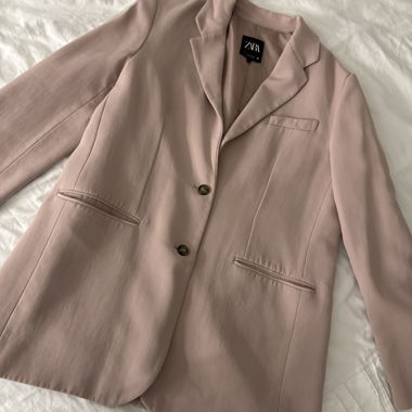 Zara Oversized Blazer in Altrosa