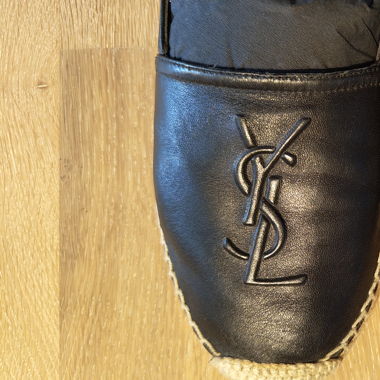 Espadrillas in pelle Saint Laurent