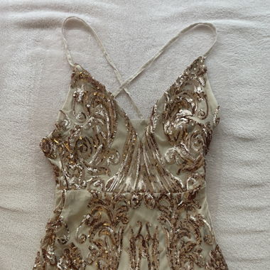 Glittzerndes Abendkleid