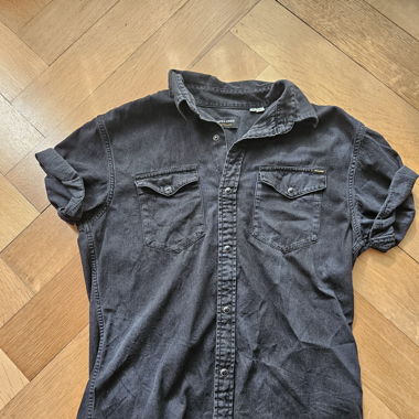 Kurzarm Hemd Denim