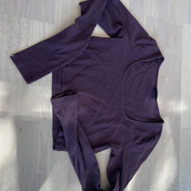 Lila Langarmshirt