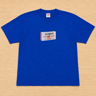 T-shirt Supreme bleu