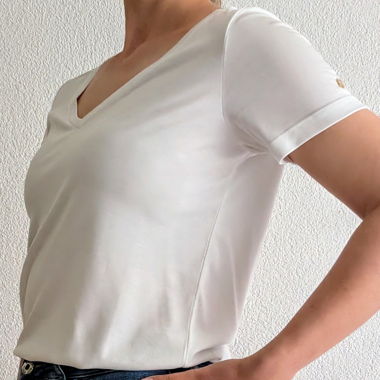 Weisses T-Shirt Ina Kess