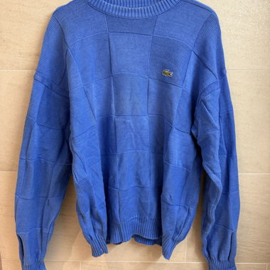Maglione blu in maglia CHEMISE LACOSTE
