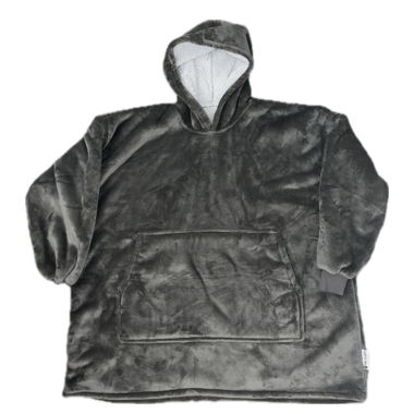 Hoodie en fausse fourrure grise