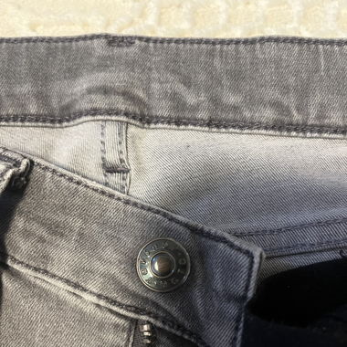 graue Skinny Jeans XS/34