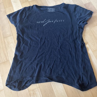 Schwarzes New York City T-Shirt