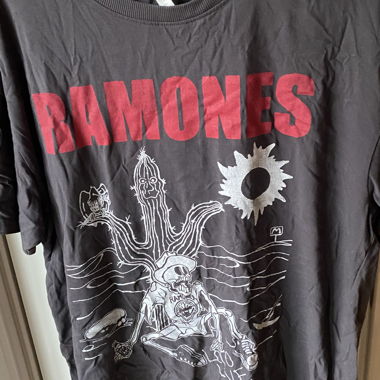 Abito t-shirt con stampa Ramones