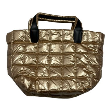 Sac shopping matelassé doré Vee Cellective