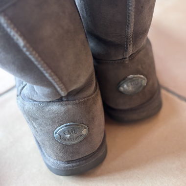 EMU Australia grey suede boots