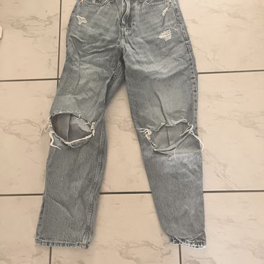 Jeans barrel taille haute EUR 34