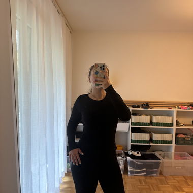 Maglia termica nera a maniche lunghe 41