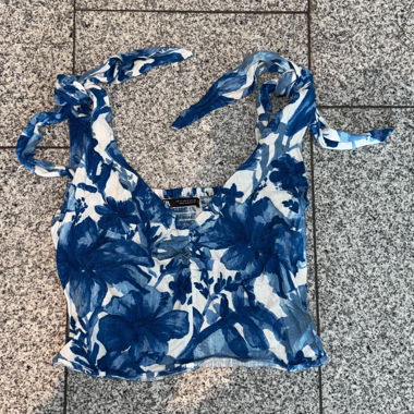 blumiges Top von Zara