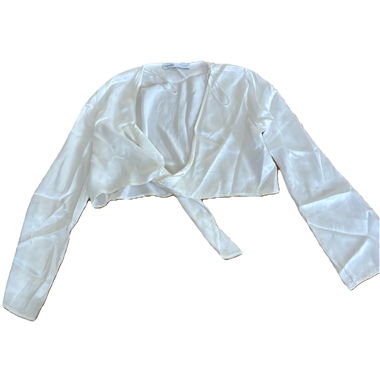 White Satin Top