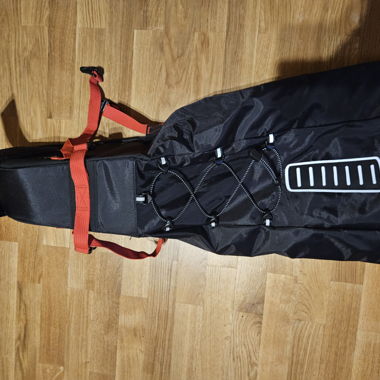 Sac de selle vélo Zefal noir avec sangles rouges