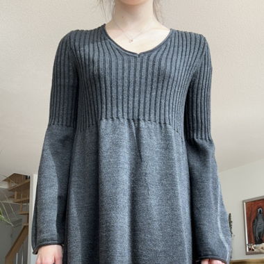 Knitted Dress grey Calvin Klein