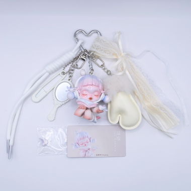 SKULLPANDA Chirping Chunky Keychain Bag Charm