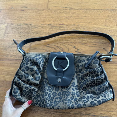 Sac marron léopard